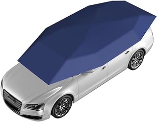 Parapluie de voiture pliant automatique avec protection solaire portable avec housse de voiture