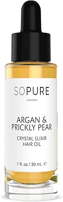 Huile capillaire élixir de cristal nu d'argan et de prickley, superior london