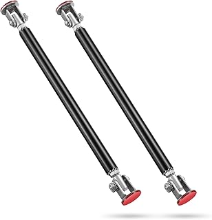 Barre de support divisée réglable 8"-11", barre de séparation pour amortisseur avant, noir