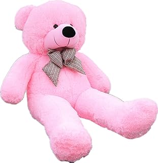 Un grand ours en peluche pour enfants et filles, 130 cm, rose, cadeau