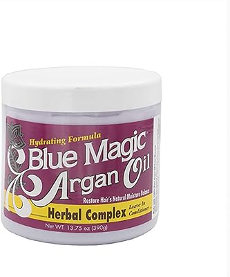 Après-shampooing sans rinçage au complexe à base de plantes à l'huile d'argan blue