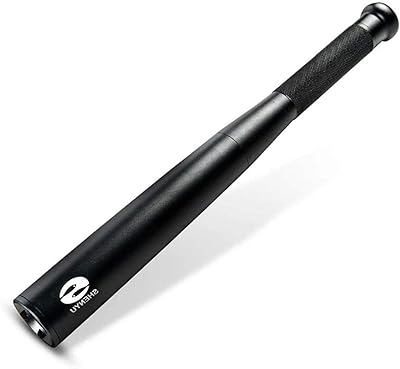 Lampe de poche électrique led puissante pour l'autodéfense, longue batte de baseball étanche