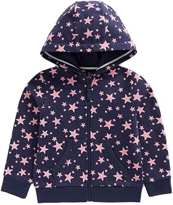 Sweat à capuche zippé pour fille ca165