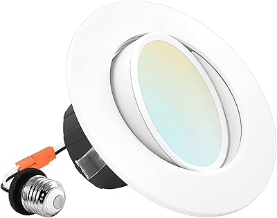 Lampe à cardan led luxrite 4" 8 w = 60 w