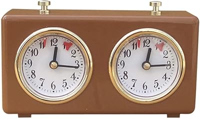 Minuterie d'échecs, horloge d'échecs analogique mécanique professionnelle, compte à rebours d'échecs chinois, jeu