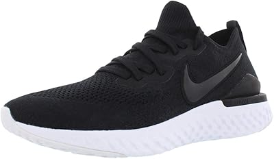 Baskets epic react flyknit 2 pour hommes, noir & gris & noir &