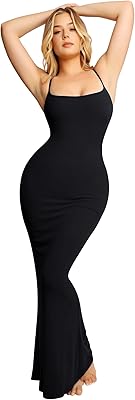 Maxi body shaper robe soutien-gorge intégré 8 en 1 robes