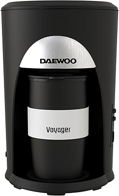 Cafetière portable daewoo pour café filtre et expresso avec tasse de voyage 500w technologie coréenne dcm9010 noir/argent - 2 ans de garantie. La marketplace qui fait du bien à votre budget : Diaytar