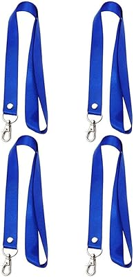 4pcs lanière de cou cou porte-clés badge d'identité pour hommes femmes