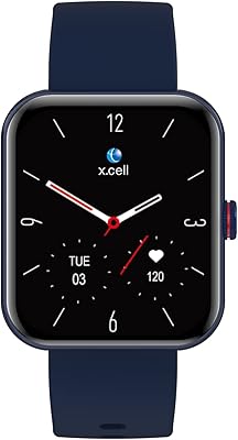 Montre intelligente xcell g5 talk pour surveiller la fréquence cardiaque/la tension artérielle/le niveau