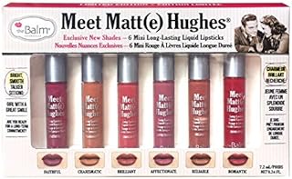 Thebalm meet matte hughes liquid lipstick set #2 lot de 6 mini rouges