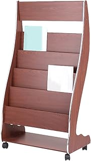 Porte-revues sur pied en bois, porte-revues, présentoir, étagère de bureau au sol, fournitures