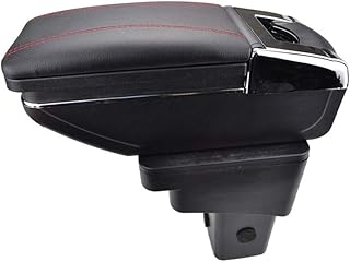 Boîte d'accoudoir de voiture en cuir pu pour hyundai accent rb