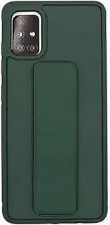 Coque arrière antichoc avec support magnétique pour samsung galaxy a71 4g network (vert)