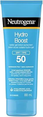 Neutrogena hydro boost water gel lotion écran solaire spf 50 88 ml