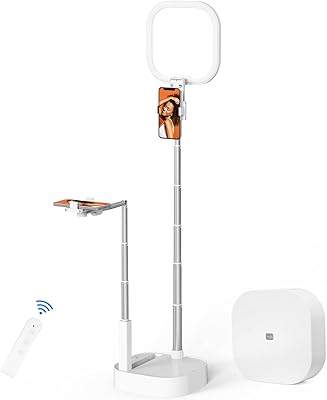 Kit d'éclairage unique vegem, support d'enregistrement téléphonique avec lumière, kit de création portable