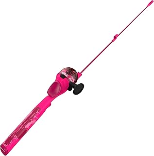 Combo moulinet et canne à pêche zebco splash kids spincast, canne flottante durable
