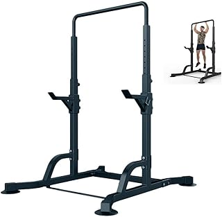 Pull-ups supports de squat multifonctions barre horizontale intérieure barres parallèles domestiques cadre d'entraînement