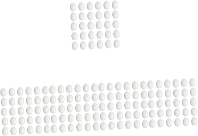 Safigle 150 pièces oeuf de pigeon simulé ustensiles pour enfant oeufs en plastique