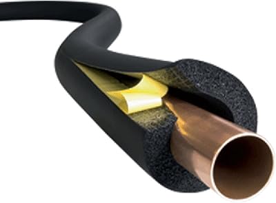 Tuyau d'isolation sous vide en nitrile noir auto-obturant armaflex classe o 2m-2mm-09mm-wall