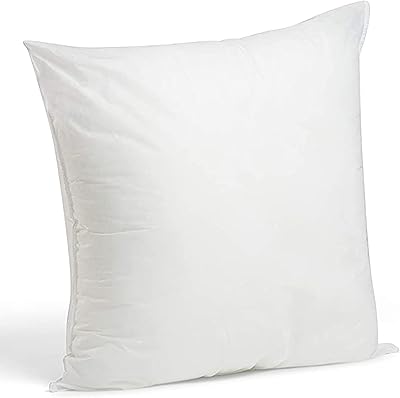 Oreiller intérieur taille 50 cm x 50 cm, oreillers en polyester hypoallergénique