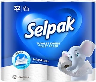 Papier toilette sealpak ultra doux, 3 épaisseurs, paquet de 140 feuilles et comprend