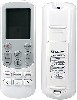 Nouvelle télécommande de remplacement classique ks-ss02v pour climatiseur samsung ou samsung