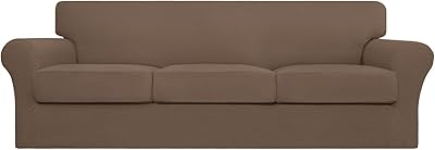 Housse de canapé extensible easygong, 4 pièces, housse de canapé surdimensionnée, lavable 3