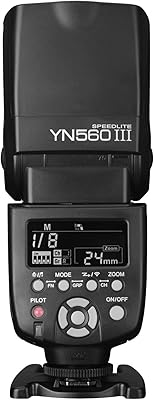Flash speedlite sans fil yongnuo yn560 ii, récepteur gn58 2.4g, système de récepteur