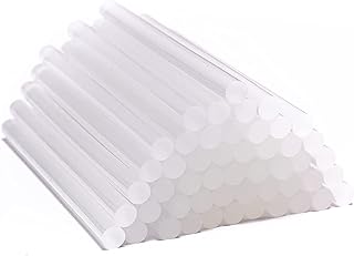 Bâtons de colle chaude, 50pcs bâtons de pistolet à colle chaude thermofusibles transparents