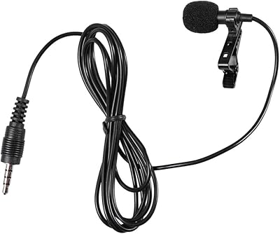 Hemoblue mini microphone portable à pince à revers, microphone filaire à condensateur