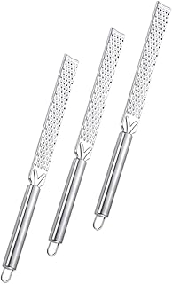 Râpe à fromage professionnelle 3 pièces, zesteur de citron et d'agrumes, râpe