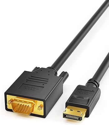Câble displayport vers vga, création de câble displayport de 10 pieds vers câble