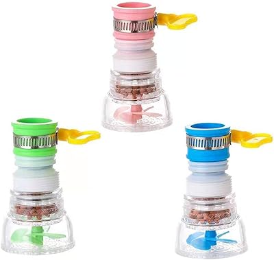 Paquet de 3 filtres de robinet d'eau, tête de robinet de filtre à
