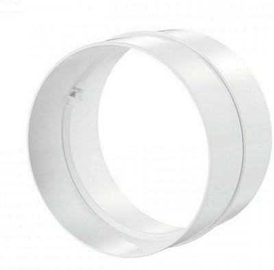 Connecteur adaptateur à conducteur rond droit 100 mm - 4" pour connecter un tuyau