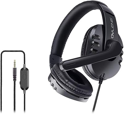 Casque de jeu filaire ovleng ov-p3 35 mm avec remplacement du micro rotatif