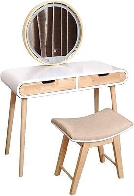 Yokima commode à tiroirs, coiffeuse simple en bois blanc, ensemble de commode
