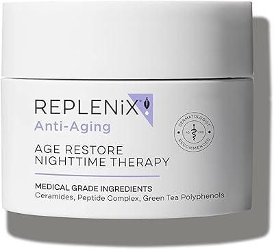 Crème de nuit anti-âge replink age restore hydratant peptidique de qualité médicale au