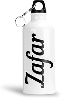 Bouteille d'eau en aluminium blanc de 750 ml de vernis fantasy