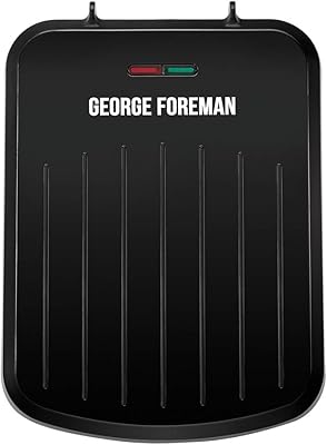 George foreman mini grill 25800 - gril polyvalent avec plaque chauffante et rôtissoire