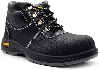 Bottes de sécurité à bout de cheville en similicuir pour hommes - semelle