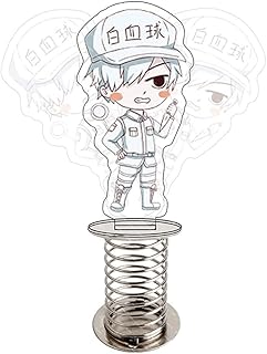 Présentoir de figurines en acrylique pour david production white blood cell