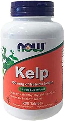 Now foods varech iode végétarien 150 mcg. 200 comprimés 49590