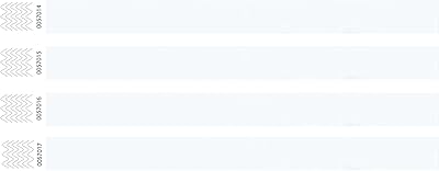 Bracelets d'événement en papier tyveck - 19 mm x 250 mm de larabracelet