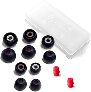 Ensemble d'embouts auriculaires en silicone de type e ultimate audio avec étui
