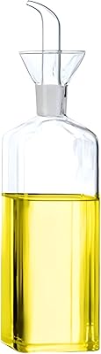 Bouteille distributrice d'huile d'olive en verre beauty, buse distributrice d'huile et de vinaigre