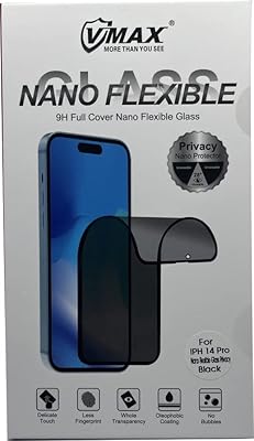 Protection d'écran v max nano avec un degré de dureté de 9, avec