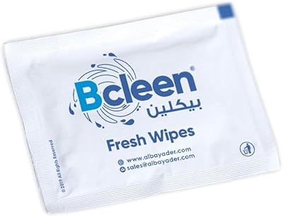 Lingettes humides bikleen fresh 11 x 7 cm, grandes - paquet de 25