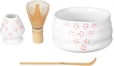 Service à thé matcha, fouet à matcha, cuillère traditionnelle, bol à matcha
