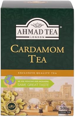 Sachet de thé en vrac ahmed tea cardamome, paquet de 500 grammes peut